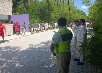 Hotel Xcaret realiza simulacro de incendio con evacuación de 580 colaboradores
