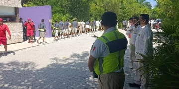 Hotel Xcaret realiza simulacro de incendio con evacuación de 580 colaboradores