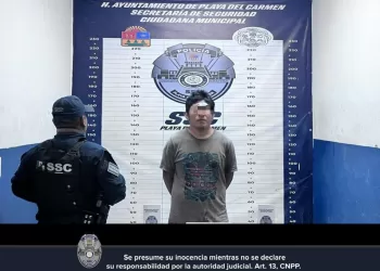 Por golpear a su pareja, lo detienen en Playa del Carmen