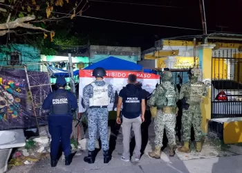 Tres detenidos y droga asegurada tras cateos en Cancún