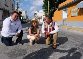 Pone en marcha Mara Lezama rehabilitación de calles en Cozumel