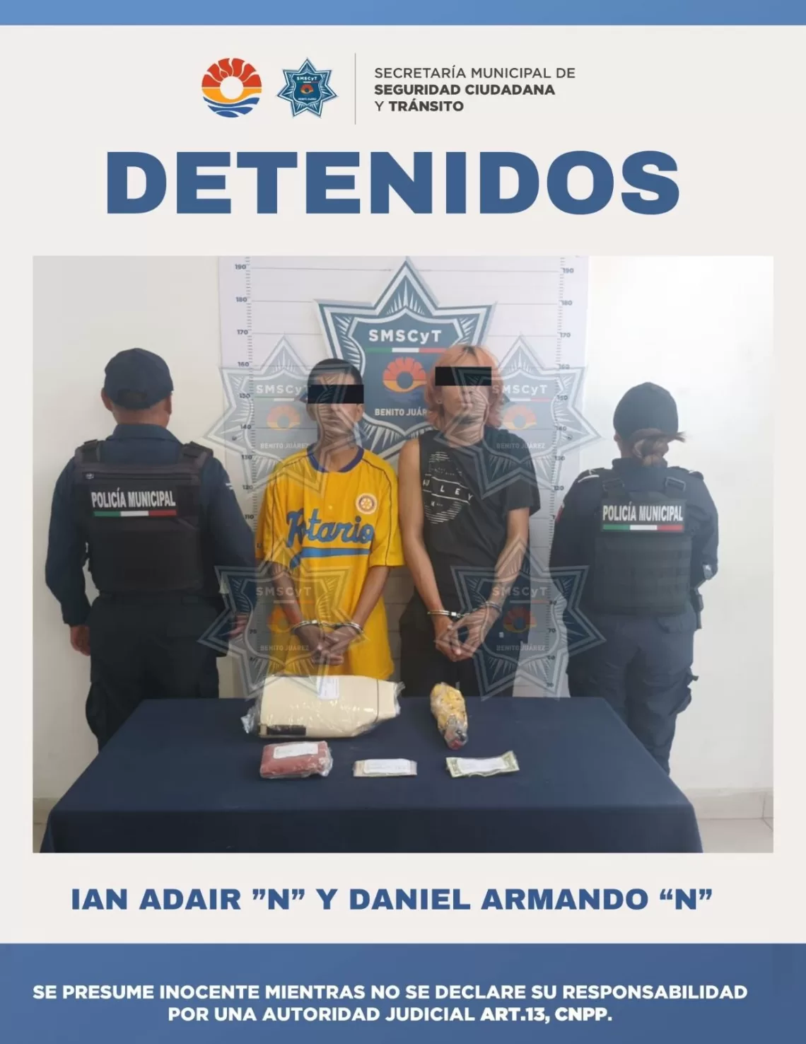 Detenidos por asaltar a una mujer en la SM 252