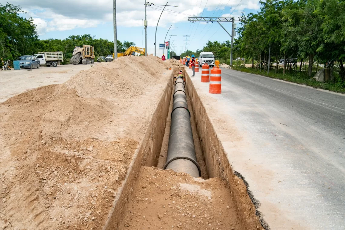 Arranca guakan obras de ampliación de la red sanitaria en la zona sur de Cancún