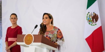 Quintana Roo vive auge turístico con 14 mil cuartos nuevos, afirma Mara Lezama ante la Presidenta