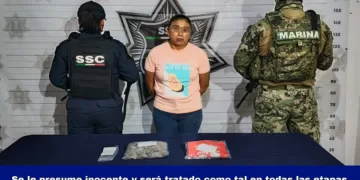 Mujer narcomenudista es detenida en Playa del Carmen