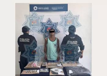 Caco asalta comercio en la SM 100 y es detenido