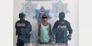 Caco asalta comercio en la SM 100 y es detenido