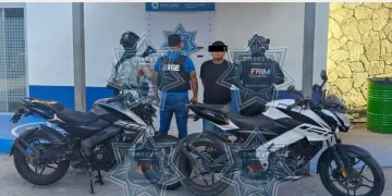 Detienen en Cancún a hombre con dos motocicletas robadas