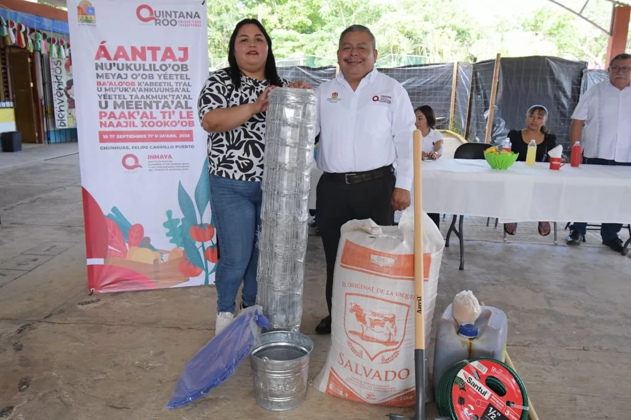 Impulsan en escuelas de Carrillo Puerto la autosuficiencia alimentaria