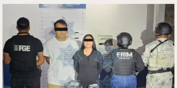 Detenida en Cancún pareja por delitos contra la salud