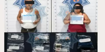 Cae pareja de narcomenudistas en la Supermanzan 247 de Cancún