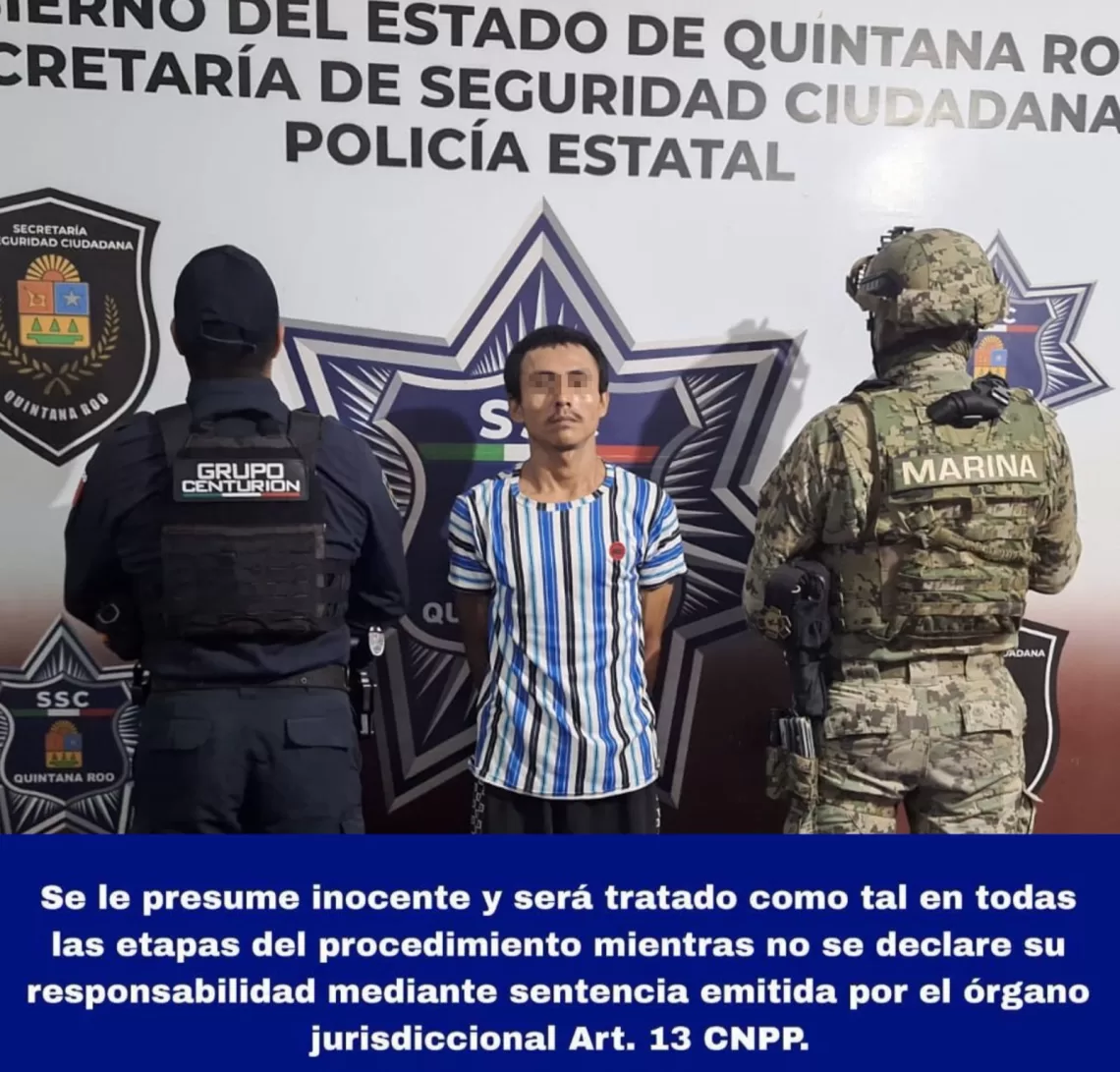 Caen en Cancún con 32 bolsitas de marihuana en la López Portillo