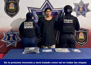 Sorprenden a narcomenudista cuando manipulaba drogas
