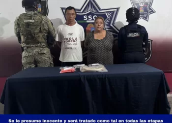 Detenida pareja por presunto narcomenudeo