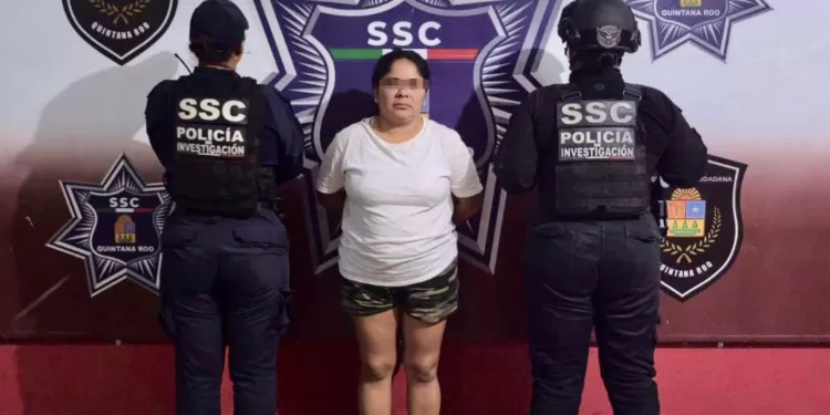 Detienen a mujer señalada por agresión en la Supermanzana 236