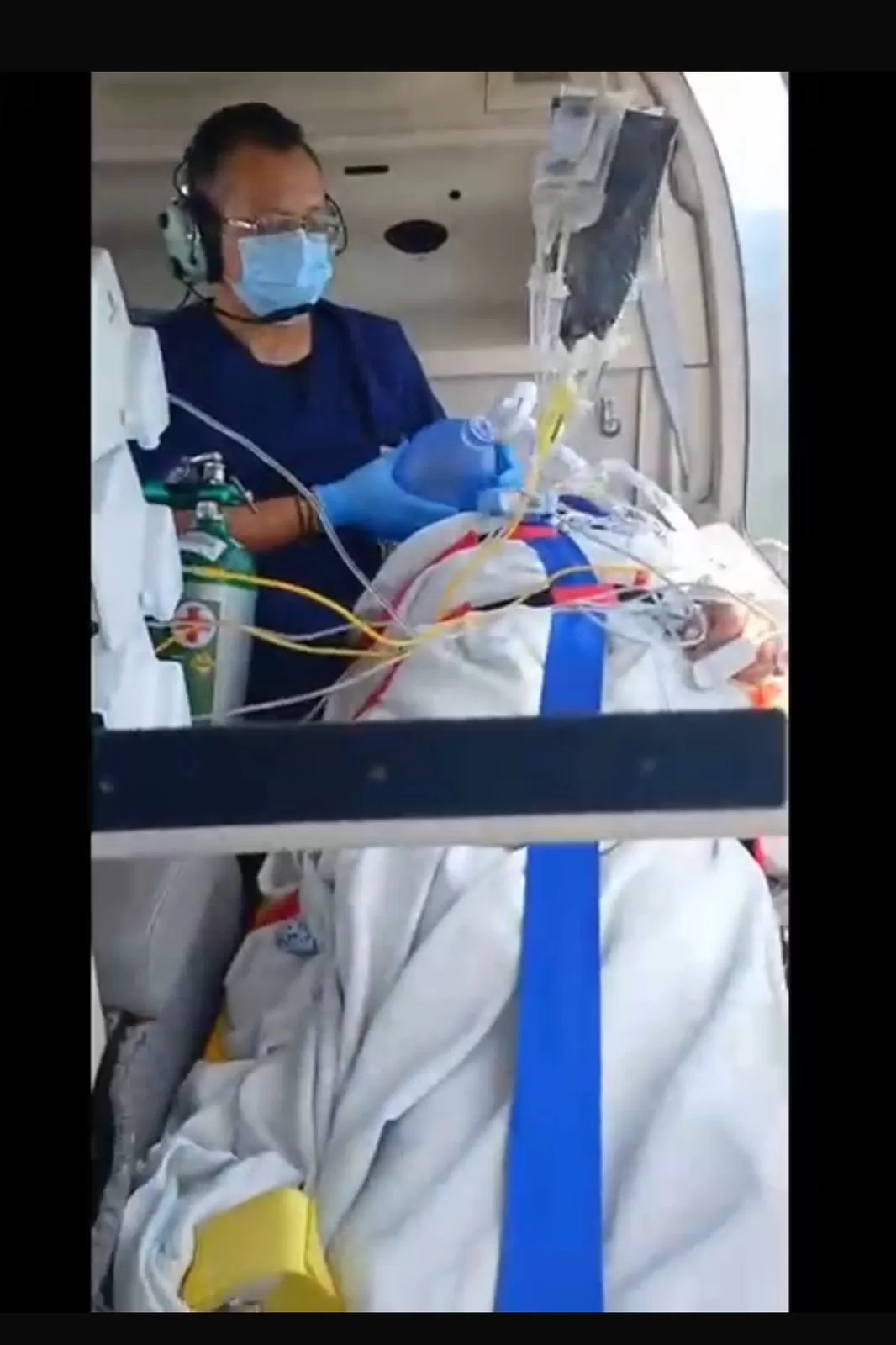 Helicóptero de Playa del Carmen realiza octavo traslado humanitario con apoyo de la Marina