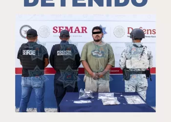 Detienen a joven con amplio surtido de drogas