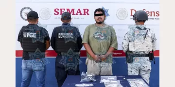 Detienen a joven con amplio surtido de drogas
