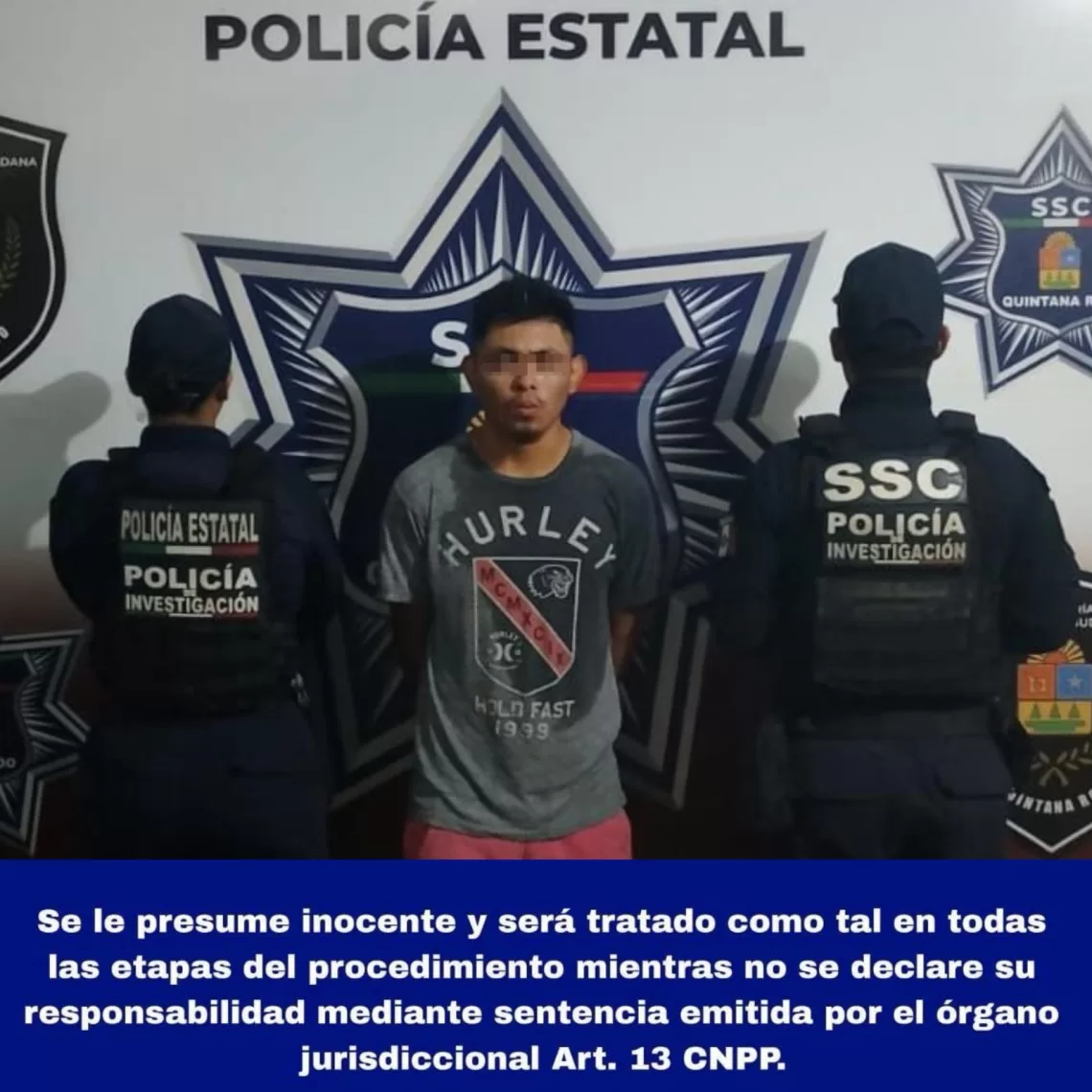 Aprehenden a sujeto que intenta asaltar una tienda de conveniencia