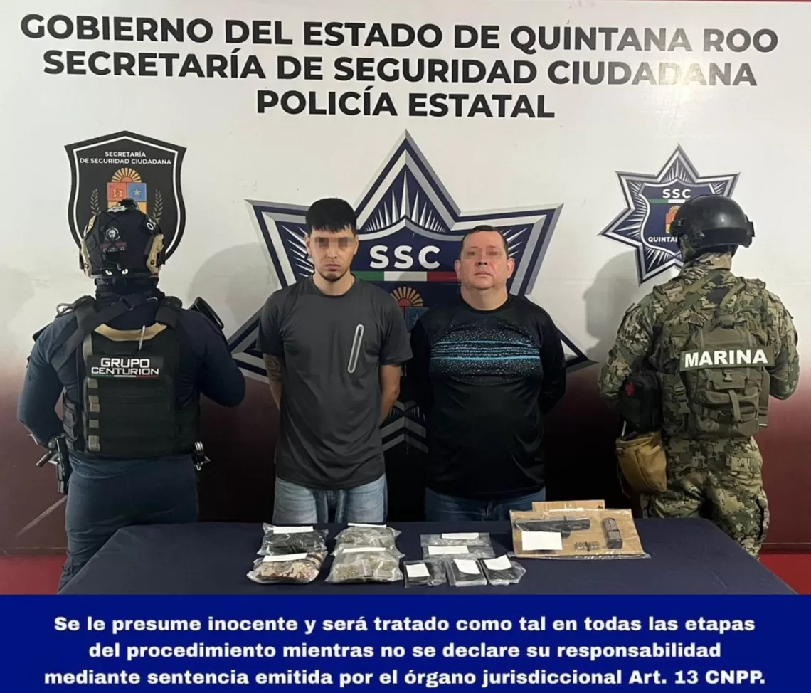 Capturan a dos colombianos armados y con más de un centenar de dosis de drogas