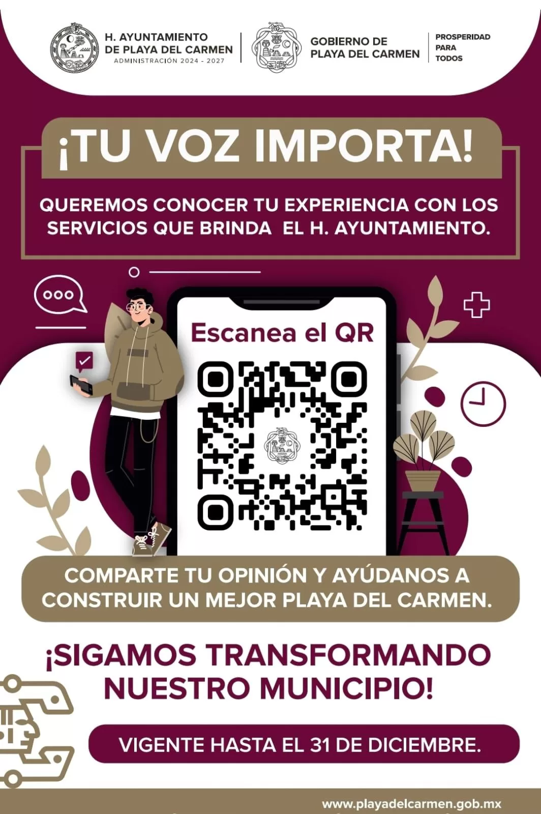 Gobierno de Estefanía Mercado impulsa la participación ciudadana en materia de planeación y servicios públicos