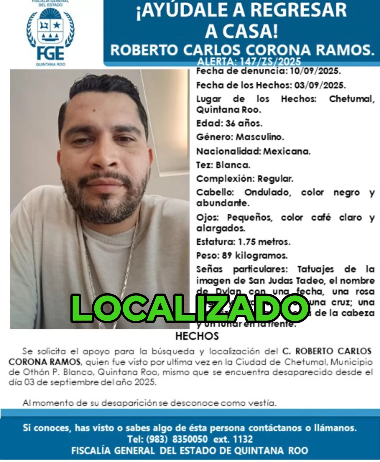 Encuentran con vida a los tres nayaritas desaparecidos en Chetumal