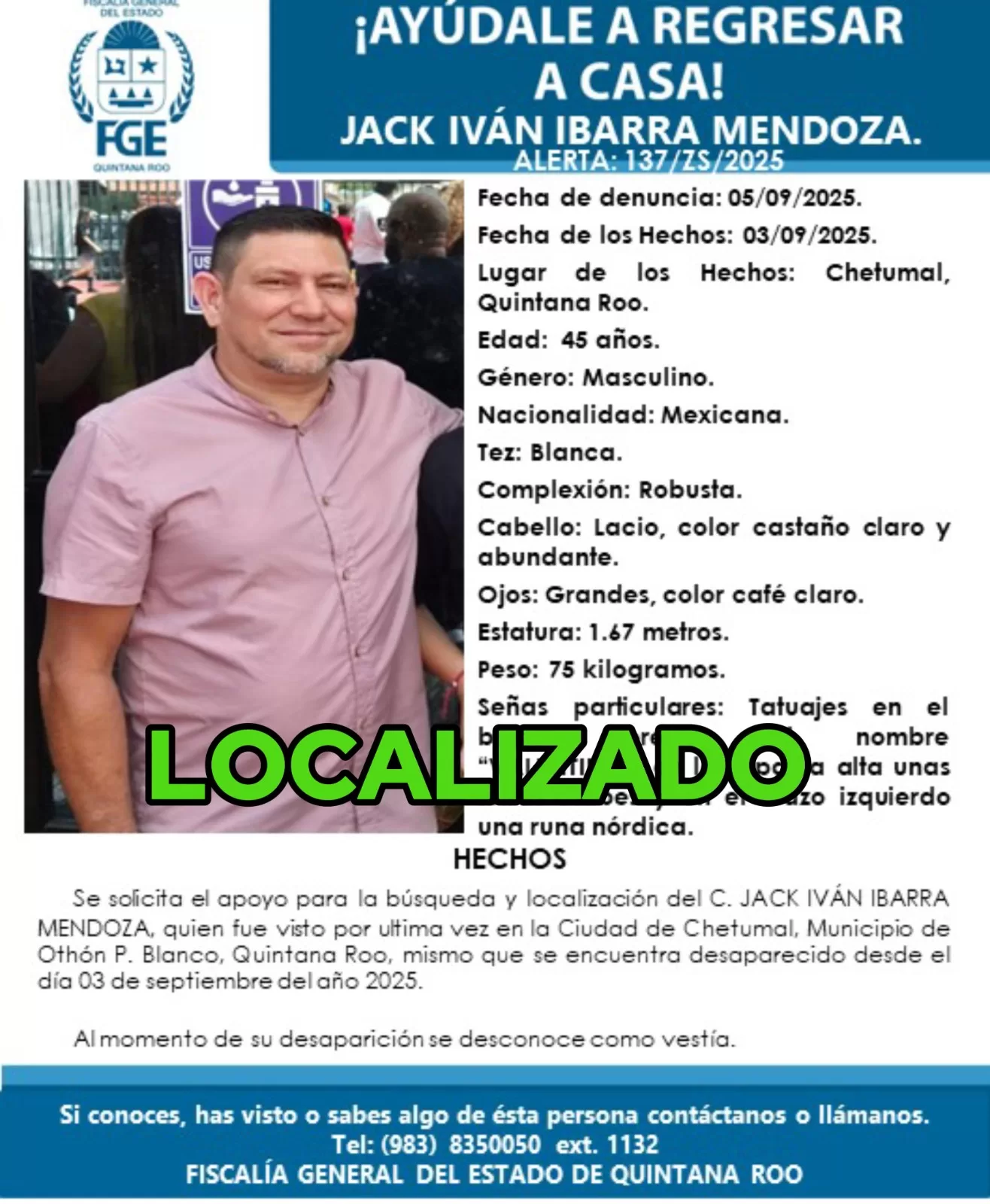 Encuentran con vida a los tres nayaritas desaparecidos en Chetumal