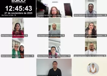 Integrantes del Consejo General del IEQROO reciben informe de la Secretaría Ejecutiva