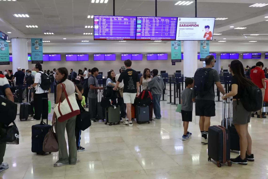 ASUR: tráfico internacional de Cancún cae 11.8% en septiembre de 2026