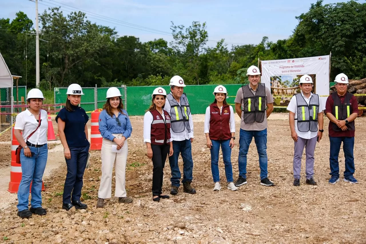 Supervisan Mara Lezama y Rodrigo Chávez, de CONAVI, inicio de más de mil Viviendas para el Bienestar en Cancún