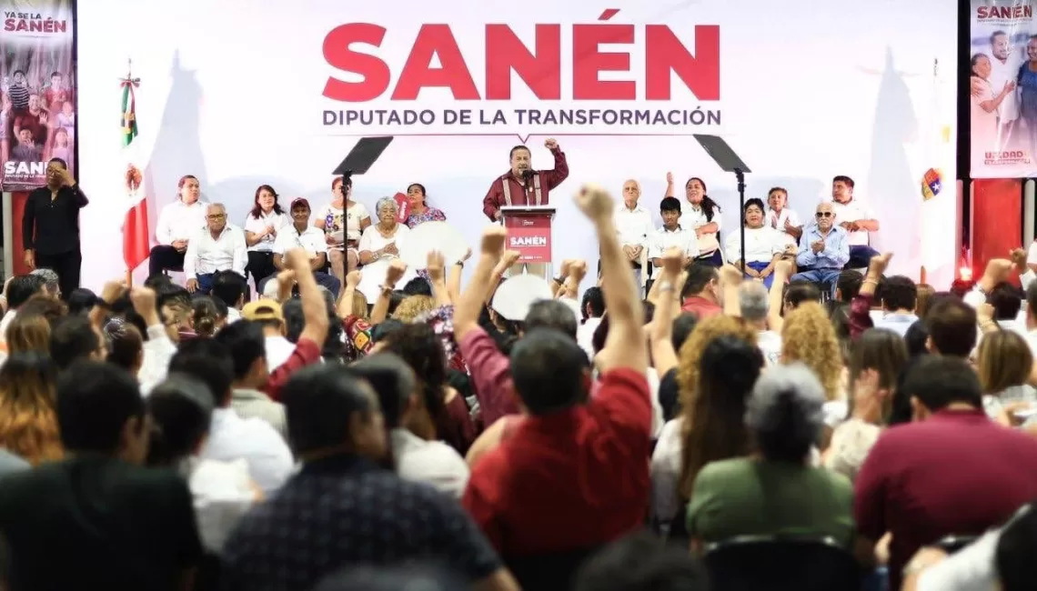 Jorge Sanén por su liderazgo probado es considerado el cuadro político natural para Cancún rumbo a 2027