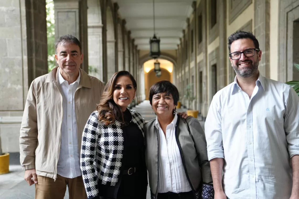 Revisa Mara Lezama de forma directa, avances del programa Viviendas para el Bienestar, con titular de la SEDATU