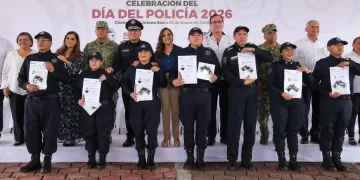 Mara Lezama reconoce la labor de las y los policías como pilar en la construcción de paz en Quintana Roo