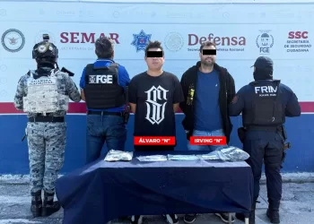 Por narcomenudeo, capturan FGE Quintana Roo, Guardia Nacional y Policía Municipal a cuatro personas relacionadas con delitos de extorsión en Benito Juárez