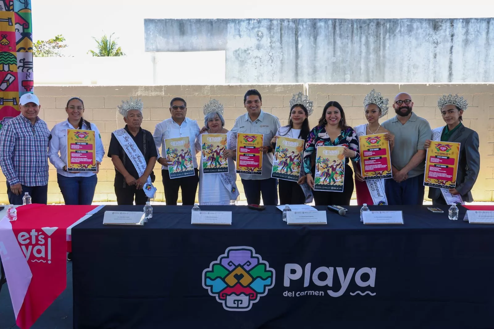 Gobierno de Estefanía Mercado presenta de manera oficial el Carnaval de Puerto Aventuras 2026