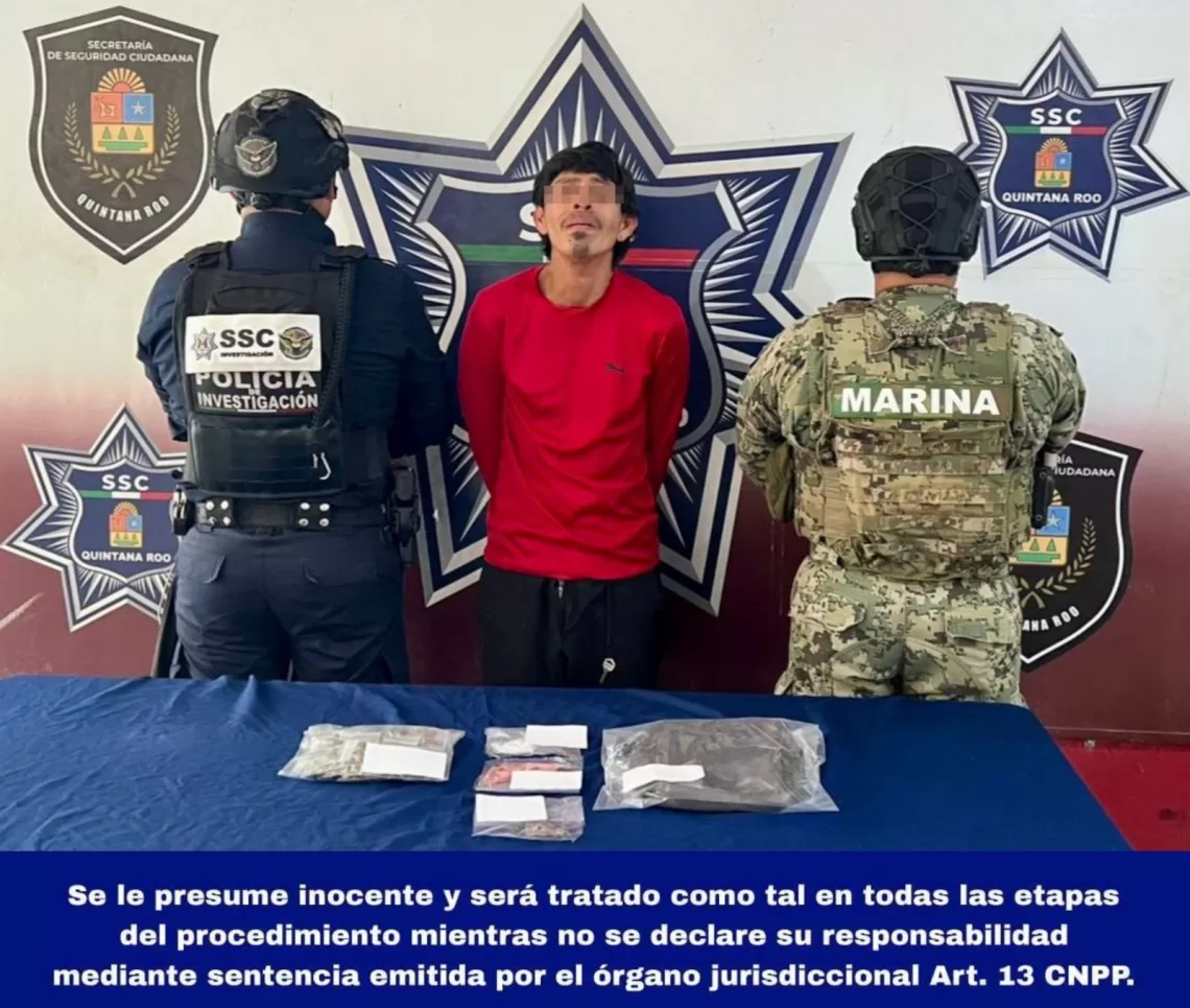 Detienen en Valle Verde a presunto implicado en narcomenudeo