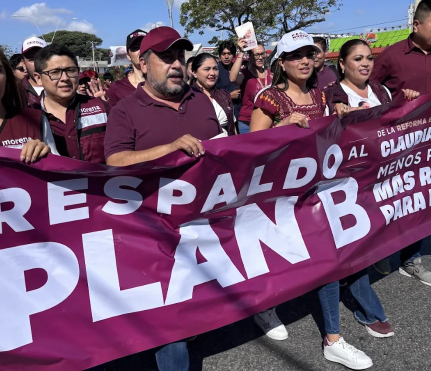 Morena se moviliza en Cancún y refrenda a Quintana Roo como bastión nacional del movimiento