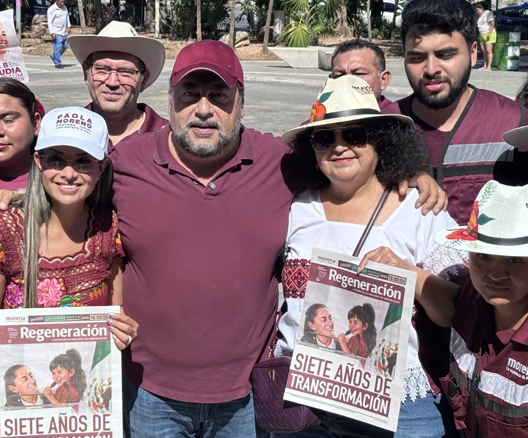 Morena se moviliza en Cancún y refrenda a Quintana Roo como bastión nacional del movimiento
