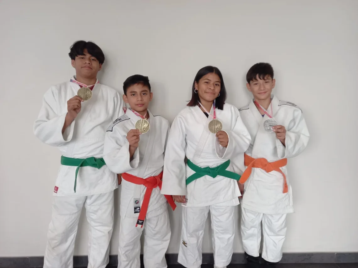 Tres oros y una plata colocan a judocas de Tulum en la ruta hacia la Olimpiada Nacional 2026