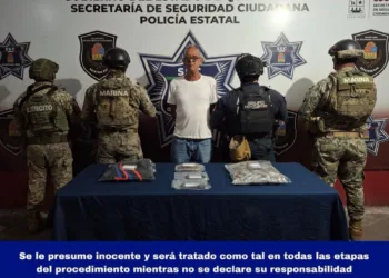 Detención en Holbox: aseguran droga y detienen a un hombre en vía pública