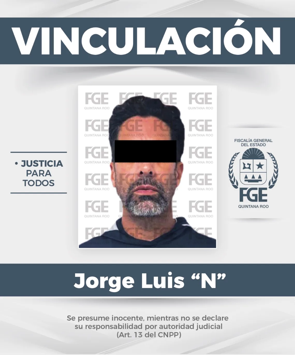 Venezolano es vinculado a proceso por intento de feminicidio; permanece en prisión preventiva en Cancún