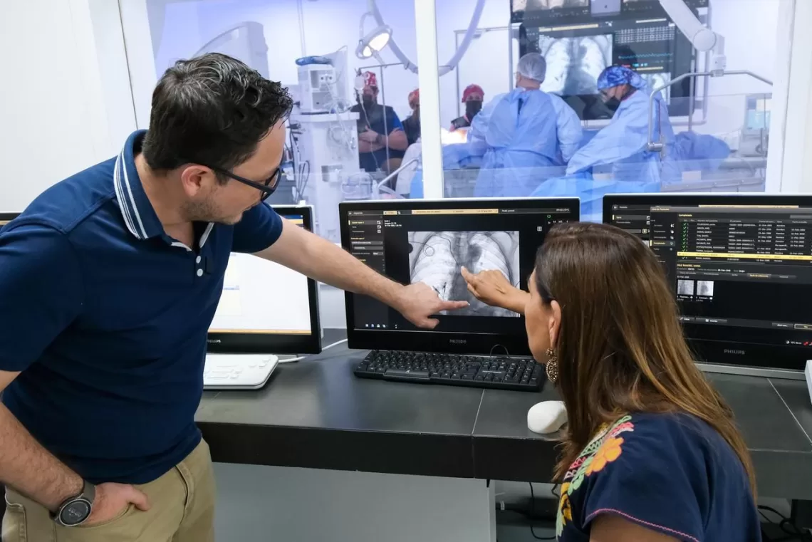 Entra en funcionamiento sala de hemodinamia en el Hospital General de Chetumal; directo a salvar vidas: Mara Lezama