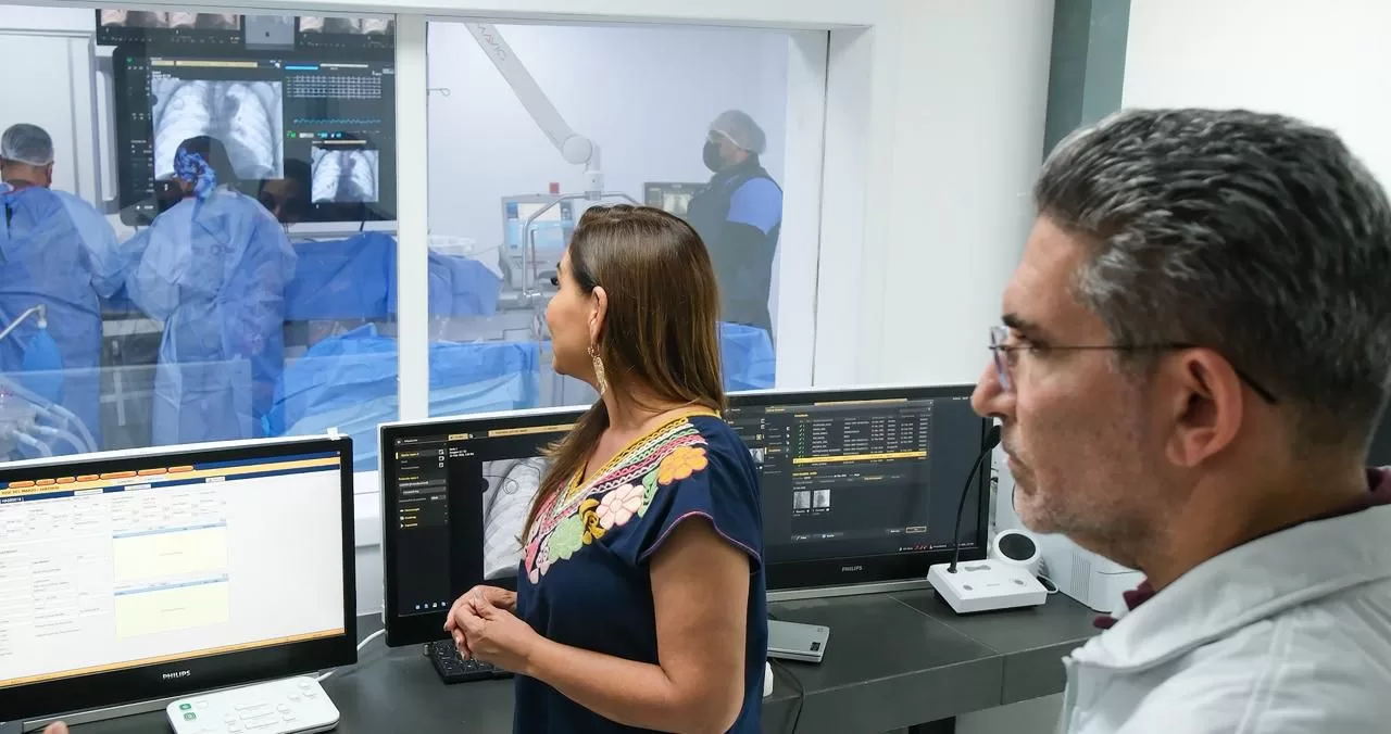 Entra en funcionamiento sala de hemodinamia en el Hospital General de Chetumal; directo a salvar vidas: Mara Lezama