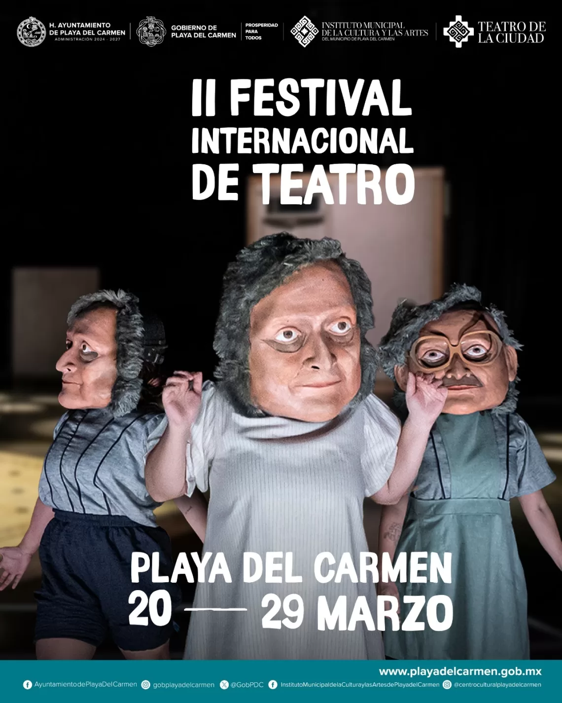 Gobierno de Estefanía Mercado presenta el II Festival Internacional de Teatro de Playa del Carmen