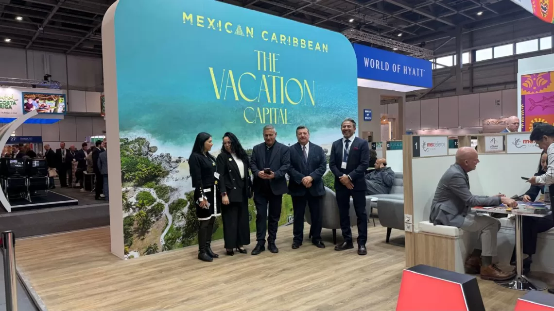 El Caribe Mexicano participa en la Feria ITB Berlín 2026 para fortalecer la promoción y conectividad de sus destinos