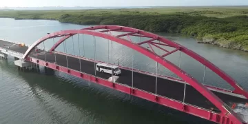 Puente Nichupté, cerca de inaugurarse; Gobierno estatal reporta avances en obras viales