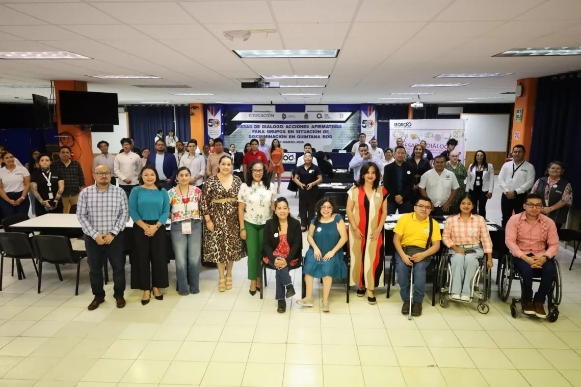 El IEQROO impulsa el diálogo plural para fortalecer la participación política y las acciones afirmativas en Quintana Roo .