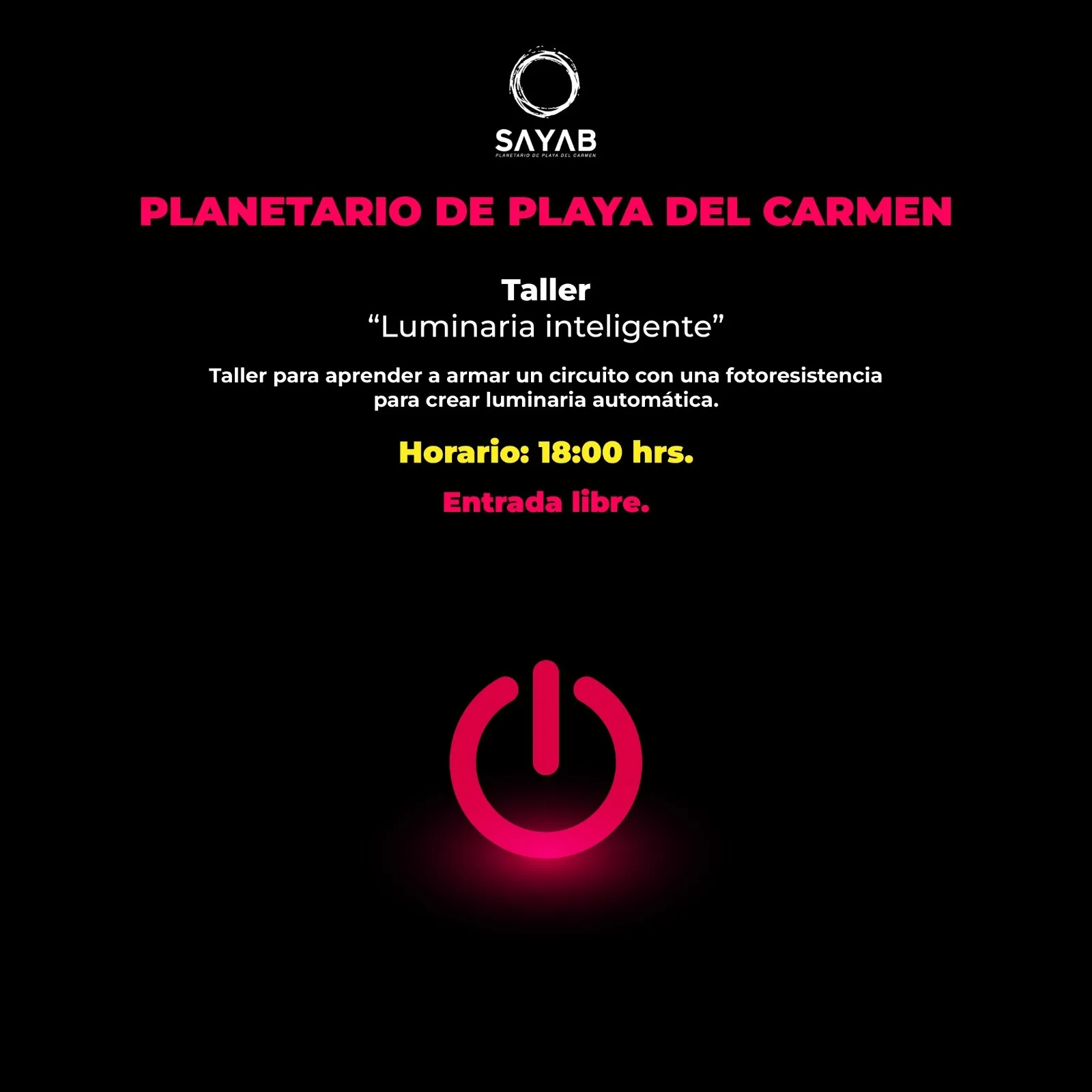Q. Roo se suma a La Hora del Planeta con actividades en su red de planetarios