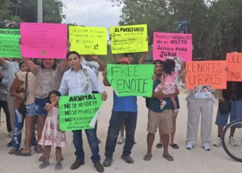 Liberan a activista tras bloqueo de habitantes en Akumal