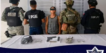 Detenido con droga y arma en Tulum estaría ligado a homicidio ocurrido en Aldea Tulum
